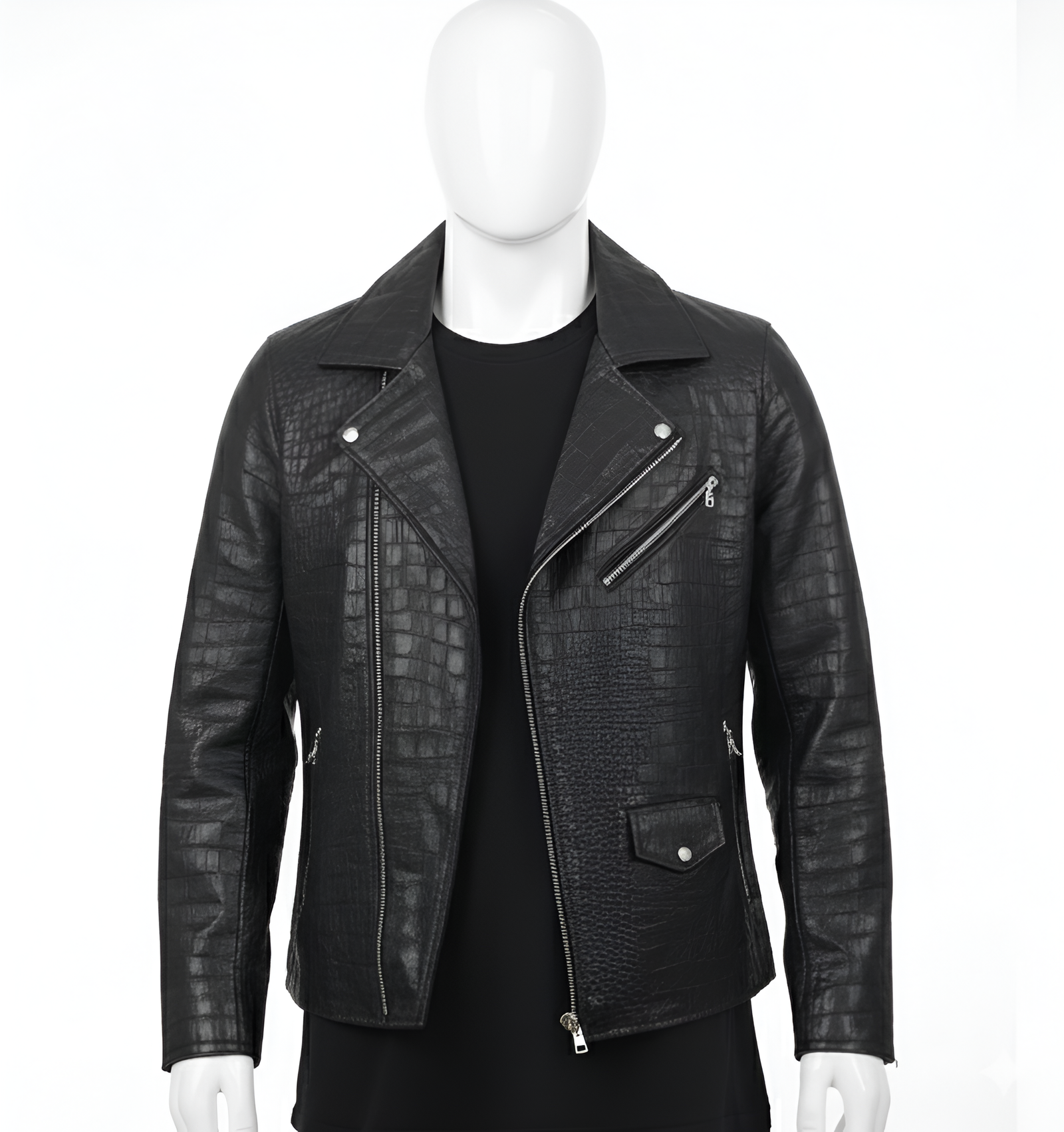 Premium Rebel Croc Genuine leather Jacket